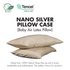 Baby Pillow with Tencel Nano Silver pillow case